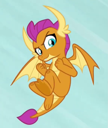 Size: 579x685 | Tagged: safe, screencap, smolder, dragon, uprooted, cropped, dragoness, female, flying, sky, solo