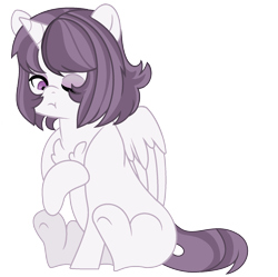 Size: 1712x1704 | Tagged: safe, artist:rosebuddity, oc, oc:morning star, alicorn, pony, female, magical lesbian spawn, mare, offspring, parent:fluttershy, parent:twilight sparkle, parents:twishy, simple background, solo, transparent background