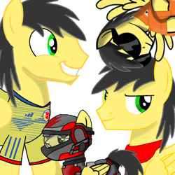 Size: 768x768 | Tagged: safe, artist:thunder burst, oc, oc:thunder burst, pegasus, pony, collage, colombia, odst