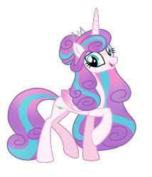 Size: 1280x1492 | Tagged: safe, artist:wispyaxolotl, princess flurry heart, alicorn, pony, base used, cutie mark, jewelry, older, older flurry heart, raised hoof, simple background, solo, tiara, transparent background