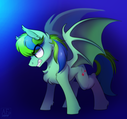 Size: 3020x2824 | Tagged: safe, artist:airfly-pony, oc, oc:golvish, bat, pony, angry, male, rcf community, solo