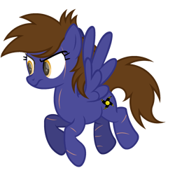 Size: 1500x1500 | Tagged: safe, artist:ponkus, oc, oc:dauntless, pegasus, pony, fallout equestria, angry, base used, flying, scar, solo