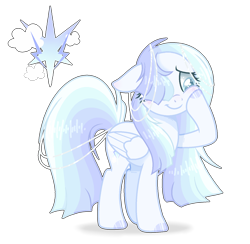 Size: 1492x1456 | Tagged: safe, artist:6-fingers-lover, oc, oc:smooth blue, pegasus, pony, base used, female, magical lesbian spawn, mare, offspring, parent:rainbow dash, parent:twilight sparkle, parents:twidash, simple background, solo, transparent background