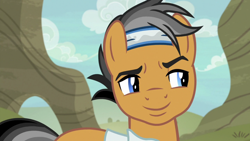 Size: 1920x1080 | Tagged: safe, screencap, quibble pants, earth pony, pony, common ground, solo