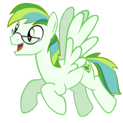 Size: 2140x2140 | Tagged: safe, oc, oc:shell watch, pegasus, pony, glasses, solo