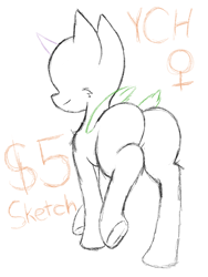 Size: 1536x2048 | Tagged: safe, artist:larrykitty, earth pony, pegasus, pony, unicorn, commission, ych sketch, your character here
