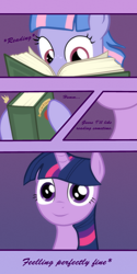 Size: 1500x3000 | Tagged: safe, artist:angusdra, twilight sparkle, wind sprint, pony, book, reading