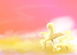 Size: 1600x1137 | Tagged: safe, artist:whitewing1, oc, oc:summer sun, alicorn, pony, female, mare, solo