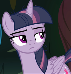 Size: 889x939 | Tagged: safe, screencap, mean twilight sparkle, pony, the mean 6, cropped, disinterested, lidded eyes, solo