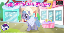 Size: 960x504 | Tagged: safe, earth pony, pony, advertisement, candlemaker, cloak, clothes, facebook, gameloft, glasses, hat, solo, unnamed pony