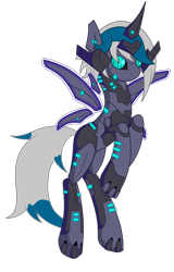 Size: 1170x1828 | Tagged: safe, artist:j053ph-d4n13l, oc, oc:elizabat stormfeather, oc:elizabot, alicorn, bat pony, bat pony alicorn, pony, robot, robot pony, alicorn oc, alternate universe, bat pony oc, female, flying, mare, simple background, solo, transparent background