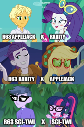 Size: 640x964 | Tagged: safe, artist:3d4d, edit, edited screencap, screencap, applejack, dirk thistleweed, fluttershy, microchips, pinkie pie, ragamuffin (equestria girls), rarity, sci-twi, twilight sparkle, accountibilibuddies, accountibilibuddies: rainbow dash, equestria girls, equestria girls series, spring breakdown, the road less scheduled, the road less scheduled: microchips, spoiler:choose your own ending (season 2), spoiler:eqg series (season 2), appledirk, female, geode of telekinesis, implied half rule 63 shipping, implied rule 63, implied shipping, magical geodes, male, mc dex fx, meme, microlight, rarimuffin, shipping, shipping domino, straight