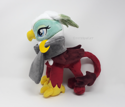 Size: 1500x1285 | Tagged: safe, artist:hipsterowlet, greta, griffon, irl, photo, plushie, solo