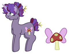 Size: 1032x774 | Tagged: safe, artist:glamgoria-morose, oc, oc only, oc:fairy ring, pony, unicorn, magical lesbian spawn, offspring, parent:moondancer, parent:princess luna, parents:lunadancer, solo