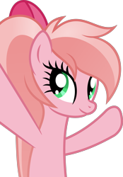 Size: 2471x3548 | Tagged: safe, anonymous artist, oc, oc only, oc:ruby sunshine, pony, female, green eyes, mare, selfie, simple background, transparent background, vector