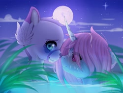 Size: 2100x1600 | Tagged: artist needed, safe, oc, oc:foxini, oc:scoops, pony, unicorn, cute