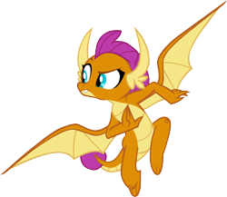 Size: 6506x5648 | Tagged: safe, alternate version, artist:memnoch, smolder, dragon, dragoness, female, simple background, solo, transparent background, vector