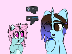 Size: 1280x961 | Tagged: safe, artist:ceemakesstuff, oc, oc:cee, oc:scoops, pony, unicorn