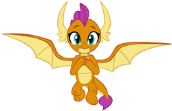 Size: 5981x3864 | Tagged: safe, artist:memnoch, smolder, dragon, non-compete clause, cute, dragoness, female, flying, simple background, smolderbetes, solo, transparent background, vector