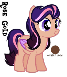 Size: 386x443 | Tagged: safe, artist:sweet-psycho-uwu, oc, oc:rose gold, pegasus, pony, female, filly, offspring, parent:flash sentry, parent:twilight sparkle, parents:flashlight, simple background, solo, transparent background