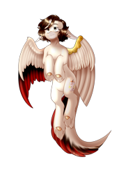 Size: 2560x3480 | Tagged: safe, artist:hicoojoo, oc, oc:skyforce, alicorn, pony, broken horn, female, horn, mare, simple background, solo, transparent background