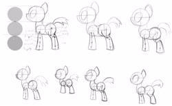 Size: 3900x2400 | Tagged: safe, artist:flufflepimp, pony, female, learning to draw, lineart, mare, simple background, sketch, sketch dump, white background