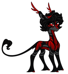 Size: 1500x1641 | Tagged: safe, artist:australian-senior, oc, oc:johanna invictus, earth pony, kirin, pony, alternate universe, kirindos, solo