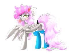 Size: 4000x3000 | Tagged: safe, artist:redheartponiesfan, oc, oc:pandita, pegasus, pony, bubblegum, clothes, female, food, gum, high res, mare, simple background, socks, solo, transparent background