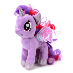 Size: 600x600 | Tagged: safe, twilight sparkle, twilight sparkle (alicorn), alicorn, pony, unicorn, doll, female, glitter, mare, plushie, toy, wings