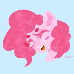 Size: 1500x1500 | Tagged: safe, artist:timser_, artist:timserart, pinkie pie, earth pony, pony, bust, head, portrait, sketch