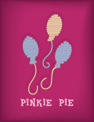 Size: 300x388 | Tagged: safe, artist:samoht-lion, pinkie pie, cutie mark, cutie mark only, gradient background, neon, no pony, text