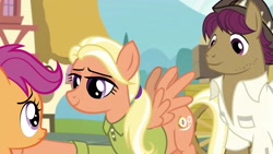 Size: 1920x1080 | Tagged: safe, screencap, mane allgood, scootaloo, snap shutter, pony, the last crusade