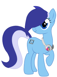 Size: 3004x4000 | Tagged: safe, artist:toutax, oc, oc only, oc:brushie brusha, earth pony, pony, cutie mark, headphones, simple background, solo, transparent background, vector