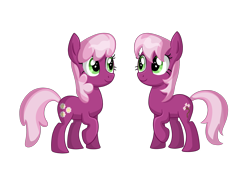 Size: 3096x2160 | Tagged: safe, artist:thecheeseburger, idw, cheerilee, cherry blossom (idw), earth pony, pony, spoiler:comic, spoiler:comic29, duo, female, idw showified, mare, siblings, simple background, sisters, transparent background, twins, vector