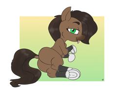 Size: 4000x3000 | Tagged: safe, alternate version, artist:adamb/fluffy, oc, oc:liz, earth pony, pony, female, nudity, solo