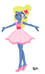 Size: 901x1468 | Tagged: safe, artist:mapleb, oc, oc:azure/sapphire, equestria girls, ballerina, clothes, crossdressing, femboy, male, pink, tutu