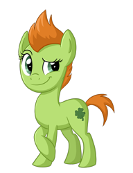 Size: 1656x2160 | Tagged: safe, artist:thecheeseburger, idw, cloverleaf, earth pony, pony, spoiler:comic, spoiler:comic29, female, idw showified, mare, simple background, solo, transparent background, vector