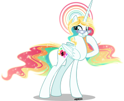 Size: 4000x3257 | Tagged: safe, artist:orin331, oc, oc only, oc:bonniecorn, oc:iridia, alicorn, pony, alicorn oc, description in comments, female, glasses, halo, mare, simple background, smiling, solo, transparent background