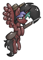 Size: 323x447 | Tagged: safe, artist:hunterthewastelander, oc, oc only, oc:rimfire cazador, alicorn, pony, alicorn oc, gun, hat, male, rifle, simple background, solo, stallion, transparent background, weapon