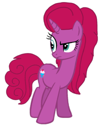 Size: 848x1052 | Tagged: safe, artist:徐詩珮, oc, oc:betty pop, unicorn, my little pony: the movie, base used, daughter, female, magical lesbian spawn, mare, next generation, offspring, parent:glitter drops, parent:tempest shadow, parents:glittershadow, simple background, transparent background