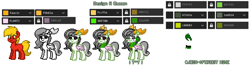 Size: 1150x300 | Tagged: safe, artist:kabelpodtehpony, oc, oc:skittles, changedling, changeling, changeling queen, pony, changedling oc, changeling oc, changeling queen oc, guide, pixel art, pony town