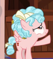 Size: 611x673 | Tagged: safe, screencap, cozy glow, pegasus, pony, friendship university, cropped, solo