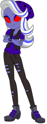 Size: 554x1443 | Tagged: safe, artist:isaacnoeliscutie, oc, oc:dark starlight glimmer, equestria girls, simple background, solo, transparent background