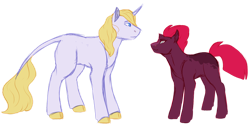 Size: 1280x699 | Tagged: safe, artist:minsona, fizzlepop berrytwist, prince blueblood, tempest shadow, pony, berryblood, crack shipping, female, male, shipping, simple background, straight, transparent background