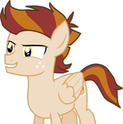 Size: 2846x2869 | Tagged: safe, artist:shadymeadow, oc, oc:prank cakes, pegasus, pony, male, simple background, solo, teenager, transparent background