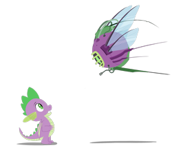 Size: 2383x2081 | Tagged: safe, artist:rand-dums, spike, dragon, fallout equestria, fallout equestria: redemption is magic, advertisement, advertisement in description, self dragondox, simple background, spritebot, transparent background