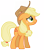 Size: 5935x6695 | Tagged: safe, artist:estories, applejack, earth pony, pony, absurd resolution, hat, scrunchy face, simple background, solo, transparent background, vector