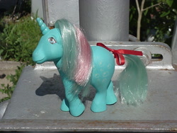 Size: 640x480 | Tagged: safe, artist:lonewolf3878, oc, pony, unicorn, g1, brushable, custom, female, irl, photo, toy