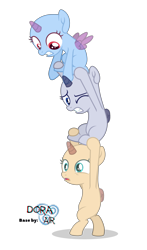 Size: 3000x5110 | Tagged: safe, artist:doraair, oc, oc only, alicorn, pony, alicorn oc, balancing, base, simple background, transparent background, worried