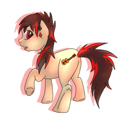 Size: 371x371 | Tagged: safe, artist:princess-skye, oc, oc:raven fear, pony, incorrect cutie mark, simple background, solo, transparent background, wrong cutie mark